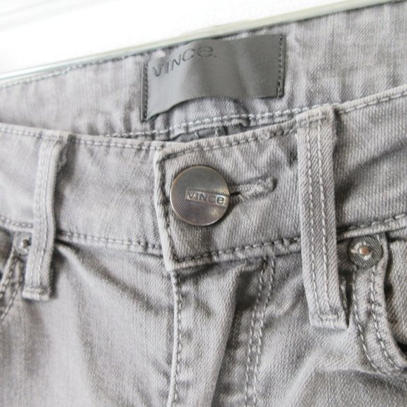 Vince Skinny Jeans Size 28 Gray - Picture 3 of 15